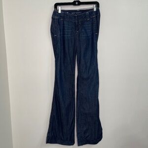 Banana Republic Premium Denim Urban Wide-Leg Jeans Size 4T